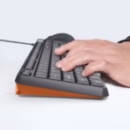 MEETION C235 Silent Wired Keyboard & Mouse Combo | Full-Size | Splash-Proof | USB Plug & Play | 104 Keys | 1200 DPI Mouse | Whisper-Quiet | Black - Image 5