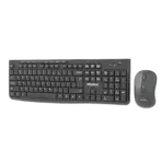 MEETION CW295 Silent 2.4GHz Wireless Keyboard & Mouse Combo, EN/AR Layout, 112-Key Keyboard, Adjustable DPI Mouse, Long Battery Life, Black - Image 4