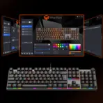 Meetion MK009 Pro Hot-Swap Mechanical Keyboard | 104-Key Anti-Ghosting, Red Switches, RGB Lighting, Metal Panel, Volume Knob, Macro Support, Type-C, 50M Keystrokes - Image 17