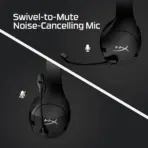 HyperX Cloud Stinger Core Wireless Gaming Headset, NGENUITY Virtual 7.1 ,  DTS Headphone , Adjustable Steel Sliders  , Gaming-grade 2.4Ghz , Noise Cancelling - Black - OPEN BOX  - Image 3