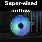 Fractal Prisma AL18 RGB PWM 2-Pack  High-Airflow 180mm ARGB Fans With LLS Bearings, PWM 300–1200 RPM Range, Uniform Glow Ring, High Static Pressure And Wide Compatibility | Black ~ FD-FAN-PRI-AL18-PWM-2P - Image 3