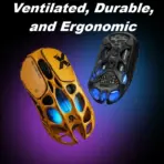 GRAVASTAR Mercury X Pro 8K Wireless Worn Edition-Yellow Gaming  Mouse with X Pro 8000Hz RGB Dongle – Lightweight 49g, PAW 3950 32K DPI, Tri-Mode Connectivity, RGB, Magnesium Alloy Skeleton | Battle Worn-Yellow  - Image 4