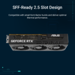ASUS PRIME GeForce RTX 5060 8GB GDDR7 SFF-Ready Graphics Card With 614 AI TOPS, 2527MHz Boost, Dual BIOS, Triple Axial-Tech Fans, DLSS 4, Reflex 2, Auto-Extreme, 2.5-Slot - Image 2