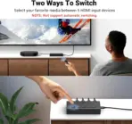 UGREEN HDMI Switch 5-in-1 Out 4K@60Hz with Remote | HDMI 2.0 Splitter Selector Box | Supports HDR, 3D, CEC, HDCP2.2 | Compatible with PS5/PS4, Xbox, Switch, Roku, Fire Stick, TV, Laptop | 90512 - Image 5