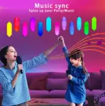 Smart 3D LED RGB Wall Lights, Smart RGBIC Hexagon Shape Lights 20 Cm Each  – App Control  Or Remote Control – Music Sync – For Gaming Room Streaming , Gaming Setup, Home Décor , (6 Panels / Pack) - Image 16