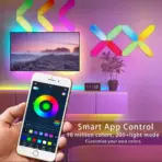 Smart 3D LED RGB Wall Lights, Smart RGBIC Hexagon Shape Lights 20 Cm Each  – App Control  Or Remote Control – Music Sync – For Gaming Room Streaming , Gaming Setup, Home Décor , (6 Panels / Pack) - Image 10
