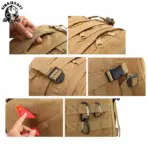 EZ W825 15.6" Backpack – Military-Grade Nylon, 30L Capacity, Lightweight & Durable | Tactical Camel - Image 2