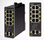 Cisco  Industrial Ethernet Switch With 8 PoE Ports, 2 GE SFP Uplinks, 180W PoE Budget, DIN Rail Mount, Web GUI Management | IE-1000-8P2S-LM - Image 2