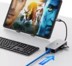 BYL 9-in-1 USB-C Multiport Hub Adapter, 100W Power Delivery, HDMI, RJ45, USB 3.0, SD/TF Card Slots for Windows, macOS, ChromeOS Devices - Image 5