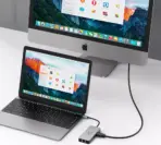 BYL 9-in-1 USB-C Multiport Hub Adapter, 100W Power Delivery, HDMI, RJ45, USB 3.0, SD/TF Card Slots for Windows, macOS, ChromeOS Devices - Image 3