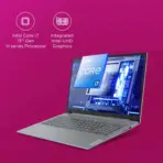 LENOVO IdeaPad Slim 3 15IRH10 Intel® Core™ i7-13620H | 16GB DDR5 RAM , 512GB SSD NVMe® | Intel® UHD Graphics | 15.3" WUXGA (1920x1200) IPS Display | English/Arabic Keyboard | DOS | Luna Grey - 1 YEAR WARRANTY - Image 4