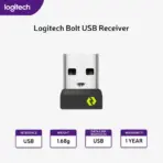 LOGITECH Bolt USB Receiver , High Performance Wireless Connection For Wireless Mouse, Keyboard or Combo, Connects up to 6 Devices , Supports Windows, macOS, Linux, Chrome OS - Image 2