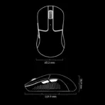Keychron M3 Mini Wireless Mouse With 1K Polling Rate | PixArt 3395 Sensor | 26,000 DPI | Bluetooth 5.1 / 2.4GHz / Wired | Lightweight 55g | RGB | Huano Switches | Windows & macOS | BLACK  M3M-A1 - Image 8