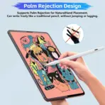 Stylus Pen for Touch Screen, Active Stylus Pen for iPhone Samsung Lenovo Google Pixel Smart Phone iOS/Android and Other Tablets, Smart Digital Stylus Pen for Precise Writing/Drawing | TOUCH-PEN-WHITE - Image 3