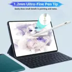 Stylus Pen for Touch Screen, Active Stylus Pen for iPhone Samsung Lenovo Google Pixel Smart Phone iOS/Android and Other Tablets, Smart Digital Stylus Pen for Precise Writing/Drawing | TOUCH-PEN-WHITE - Image 4