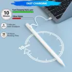 Stylus Pen for Touch Screen, Active Stylus Pen for iPhone Samsung Lenovo Google Pixel Smart Phone iOS/Android and Other Tablets, Smart Digital Stylus Pen for Precise Writing/Drawing | TOUCH-PEN-WHITE - Image 9
