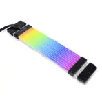 Lian Li Strimer Plus V2 24-Pin ARGB Extension Cable Black, 220mm, Silicone/TPE, 120 LEDs, L-Connect 3 Controller Included, Customizable Lighting, Quick Sync - Image 2