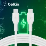 Belkin BoostCharge Flex Silicone USB C Charger cable, USB-IF Certified USB type C to USB type C Charging Cable for iPhone 16, 15, Galaxy S24, S23, iPad, MacBook, Note, Pixel and more | 1meter , WHITE