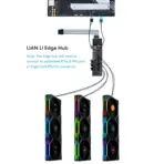 Lian Li UNI Fan TL Wireless 120 Reverse Blade ARGB Fan With 2300 RPM, 34dB Noise, 12V 4-Pin Power, Infinity Mirror, Daisy-Chain Lighting, Single Pack Black - Image 5
