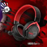  Bloody MR590 RGB GAMING WIRELESS HEADSET - 7-Color Cycle Backlit -  Gaming grade 2.4GHz transmission - Bluetooth v5.3 Type-C Receiver - Hybrid Diaphragm Fiber - Dual ENC Noise Cancelling Microphones - 3D Memory Foam Protein Leather Earpads - Anti-Interference 