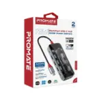 TransHub-Pro 11-in-1 Transparent Ultra-Fast Multiport USB-C Hub with 100W Power Delivery - ( USB-C 100W , 4K HDMI , 4K Display Port , Ethernet , 5V USB-A 3.0 , 5V USB-A 2.0 , USB-C Data , SD/TF , AUX Port ) - Image 9
