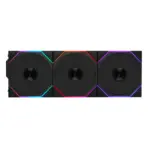 LIAN LI UNI FAN TL Wireless 120 Reverse Blade ARGB Triple Pack 120mm Black LCP Blades FDB Copper Bearing Dual Zone RGB Infinity Mirror Daisy Chain POGO L-Connect 3 - Image 4