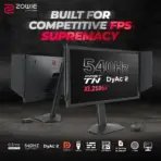 BenQ Zowie XL2586X | 24.1 | Fast TN 540Hz 0.5ms Gaming Monitor for Esports | Motion Clarity DyAc2 | 1080p | XL Setting to Share | Shielding Hood | New Industrial Grade Ball Bearing Height Adjustment
