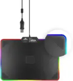 Redragon P011 Orion RGB Mousepad, Hard Surface, Waterproof, Colorful LED Lighting Gaming Mouse Pad ; ‎38.4 x 29.79 x 2.39 cm - Image 3