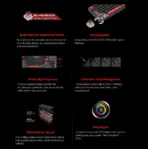 bloody S98 RGB Mechanical Gaming Keyboard with BLMS Red Plus Hot-Swappable Switch | RGB Backlit 98-Key Style Keyboard | 3-Direction Cable Management | 4M Onboard Memory | N-Key Rollover | Bloody Red - Image 4