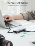 UGREEN 10-in-1 USB-C Hub With 4K HDMI, 100W PD, 3 USB 3.0 Ports, SD/TF Card Reader, 3.5mm Audio, High-Speed 5Gbps Data Transfer - Image 4