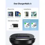 UGREEN 30W Dual Port Fast Car Charger EC305 – USB-C PD 30W & USB-A QC 22.5W, Smart Safety Protection, Wide Compatibility for Phones, Tablets & iPads - Image 5