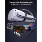 UGREEN Angled USB-C to USB-C Fast Charging VR Link Cable, 5 meters , Compatible with Oculus Quest 2, Pico 4 and PC/Steam VR  - Image 2