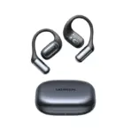 UGREEN FitBuds Black Open-Ear Wireless Earbuds with Bluetooth 6.0, Dual Connection, IPX5 Resistance, Metal-Silica Build, USB-C Fast Charging, Ambient-Aware Sports Design - Image 7