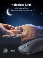 UGREEN MU001 Portable Wireless Mouse – Slim, Silent Click, 4000DPI, 2.4G USB, 18-Month Battery Life, Lightweight & Ergonomic – Compatible with Windows/macOS/Linux - Image 6