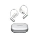 UGREEN FitBuds White Open-Ear Wireless Earbuds with Bluetooth 6.0, Dual Connection, IPX5 Resistance, Metal-Silica Build, USB-C Fast Charging, Ambient-Aware Sports Design - Image 2