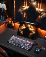 GravaStar Mercury K1 Pro 75% Mechanical Keyboard With Aluminum Alloy Body, Kailh Speedy Mint Linear Switches, Dual RGB, Tri-Mode Wireless, 8000mAh Battery, Windows OS & mac OS | CyberFlare - Image 8