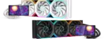 Jungle Leopard Pro Flow 360 Liquid Cooler With 5.5 Inch 270 Degree Rotating Screen 360mm Aluminum Radiator 2700RPM Pump And Intel AMD Support | WHITE - Image 3