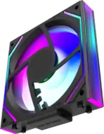 Jungle Leopard Interstellar V2 120MM ARGB PWM Forward Case Fan ,950–1850RPM, 68CFM, 2.4mmH2O, 4-Pin PWM, 5V 3-Pin ARGB, ≤32dBA Silent Cooling, One Single Fan | BLACK  - Image 9