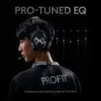 Logitech G Pro X Wired Gaming Headset: Blue VO!CE Detachable Boom Mic, DTS 7.1, 50 mm Drivers, USB/3.5mm Aux, Spare Memory Foam Ear Pads, USB DAC & Bag Included, for PC, Xbox, PS5, PS4 | Black - Image 8