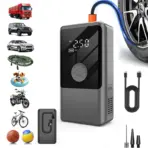 Multifunction Power Source 800A Peak 600A Start 10000mAh Car Jump Starter With 150PSI Air Pump, Fast Charging Power Bank, 12 Safety Protections, LED SOS Light, Compact 197×105×55mm Design | BLACK - Image 2