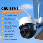 IMOU Cruiser Z 5MP Outdoor Smart Security Camera with 3K UHD, Dual Lenses, 12x Hybrid Zoom, 360° Pan & Tilt, Smart Full-Color Night Vision, AI Human & Vehicle Detection