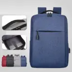 Business Slim Formal Laptop Backpack for up to 15.6 Inch - Durable Oxford Textile - USB Charging Port - Organized Compartments - Waterproof - Heavily Padded for Sensitive Electronics Impact Protection - BLUE - Image 6