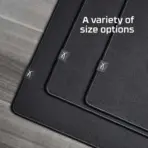 HyperX Pulsefire Mat Gaming Mouse Pad Cloth (L) With Anti-Fray Stitching, Precision-Tuned Surface, Anti-Slip Rubber Base, And Comfortable Foam Padding | BLACK  450mm x 400mm x 3mm - Image 2
