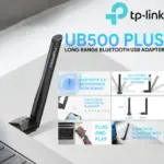 TP-Link UB500 Plus USB Bluetooth Adapter | Bluetooth 5.3  | Plug & Play | Adjustable Antenna | Windows 11/10/8.1/7 | PC, Laptop, Controller Support