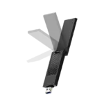 CUDY AX5400 Tri-Band Wi-Fi 6E USB 3.0 Adapter With 2402 Mbps 6 GHz And 5 GHz, 574 Mbps 2.4 GHz, 2×2 MIMO, 160 MHz Channel, 1024-QAM, WPA3 Security, Windows 10/11 Support