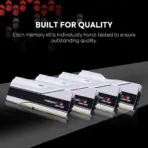 G.SKILL Trident Z5 Neo RGB Series DDR5 RAM 64GB Kit (2X 32GB) 6000MT/s CL36 1.35V (PC5 48000) , AMD Expo & Intel XMP 3.0 Desktop Computer Memory U-DIMM | Matte White F5-6000J3636F32GX2-TZ5NRW - Image 5