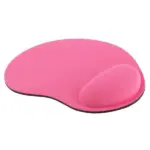 Ergonomic Pink Gel Wrist Mouse Pad – Non-Slip Base, Soft Memory Gel Cushion for Wrist Support, Anti-Fatigue Comfort for Office & Gaming, Smooth Precise Surface