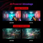 ASUS ROG Strix XG27ACMS 27-inch WQHD 2560x1440 Gaming Monitor, 320Hz OC, 0.3ms Fast IPS, G-SYNC Compatible, FreeSync Premium, USB-C DP Alt Mode, HDR400, 4-Way Adjustable | BLACK - Image 6