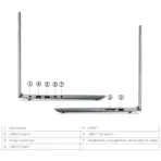 Lenovo IdeaPad Slim 3 15IAN8 Intel® Core i3-N305 | 8GB DDR5 RAM ; 128GB UFS 3.1 | Intel® UHD Graphics | 15.6" FHD TN Display | Windows® 11 Home in S mode | Arctic Grey - Image 8