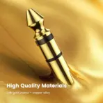 UGREEN 6.35mm To 3.5mm Stereo Audio Adapter With 24K Gold-Plated Brass Copper Build, Plug And Play Design For Headphones, Guitars, Digital Pianos, Amps And Speakers - Image 4